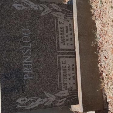 PRINSLOO Anthonie C. 1887-1976 &amp; Jacoba F. 1885-1976