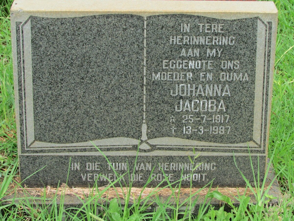 PREEZ Johanna Jacoba, du 1917-1987