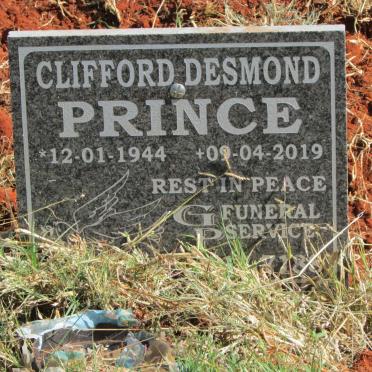 PRINCE Clifford Desmond 1944-2019