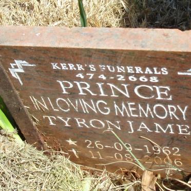 PRINCE Tyron James 1962-2006