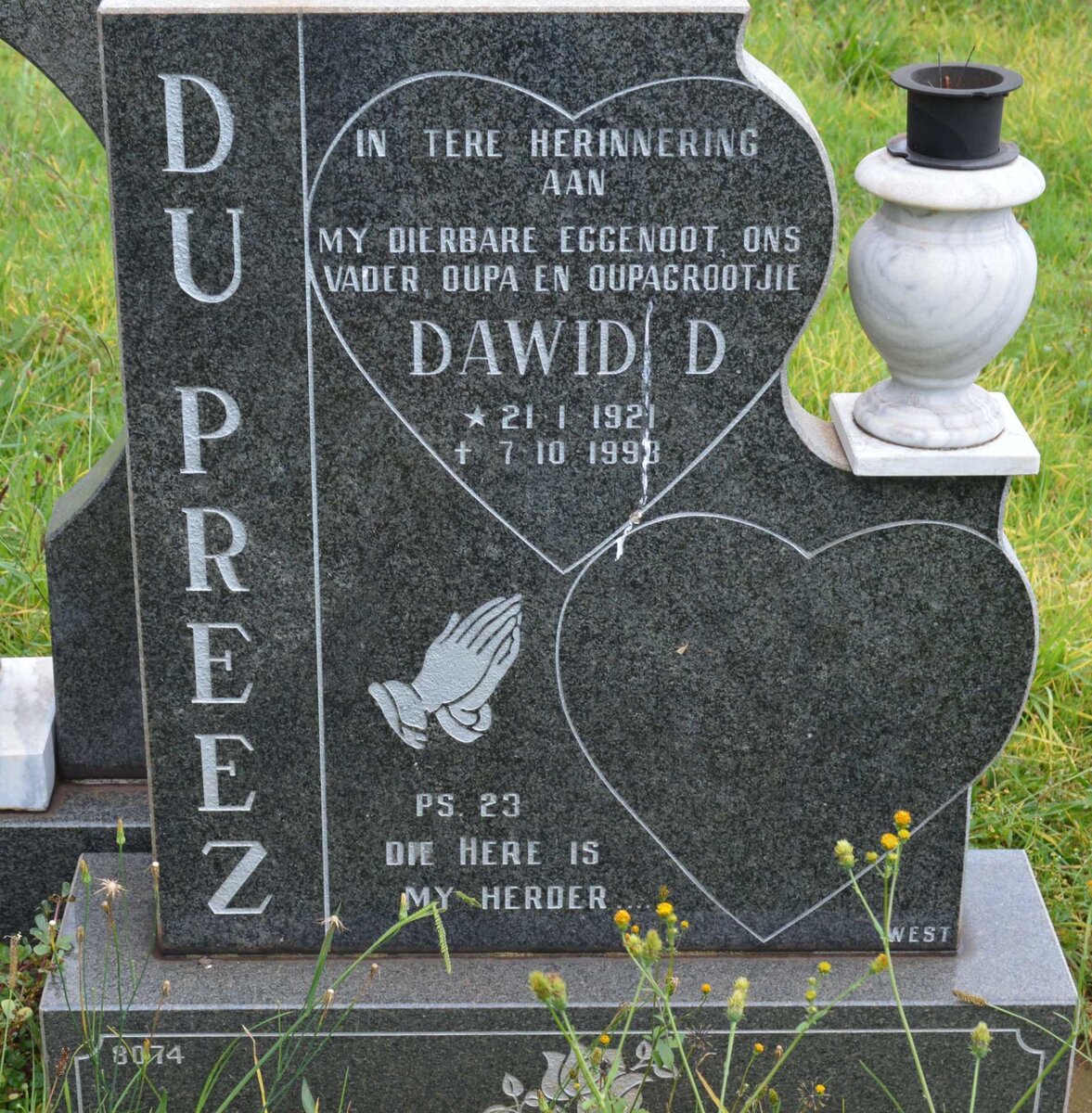 PREEZ Dawid D., du 1921-1998