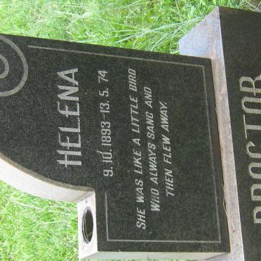 PROCTOR Helena 1893-1974