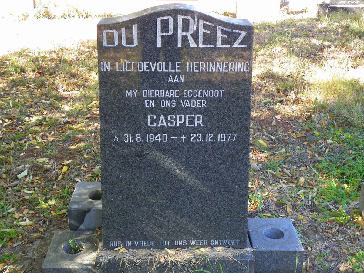 PREEZ Casper, du 1940-1977