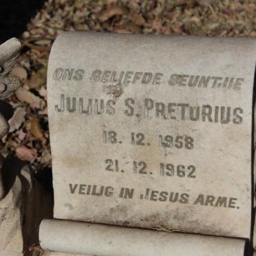 PRETORIUS Julius S. 1958-1962