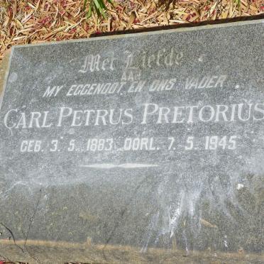 PRETORIUS Carl Petrus 1883-1945