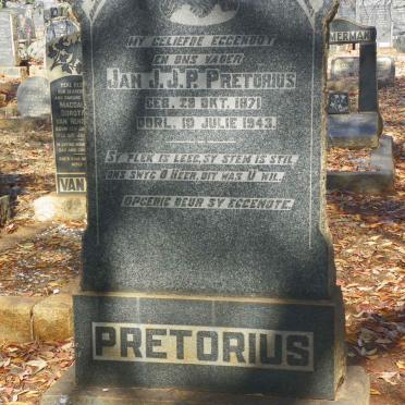 PRETORIUS J.J.P. 1871-1943