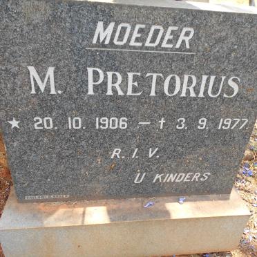 PRETORIUS M. 1906-1977