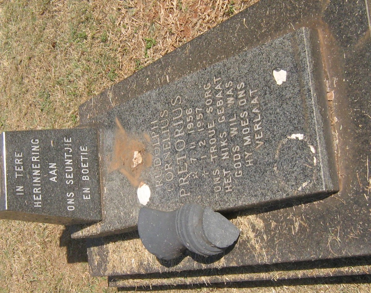 PRETORIUS Rudolph Cornelius 1956-1957