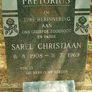 PRETORIUS Sarel Christiaan 1908-1969 &amp; H.C.A. 1915-19?2