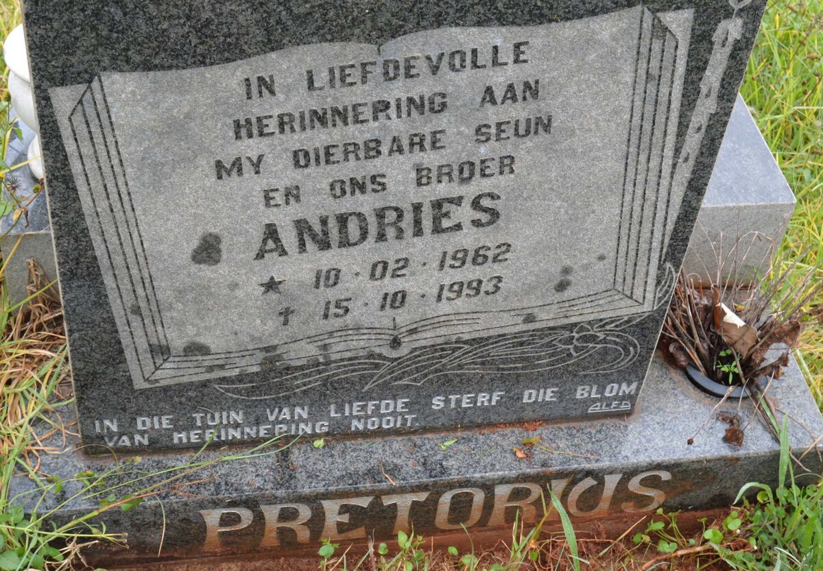 PRETORIUS Andries 1962-1993