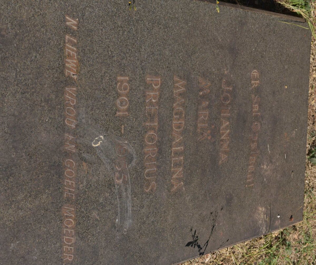 PRETORIUS Johanna Maria Magdalena 1901-1955