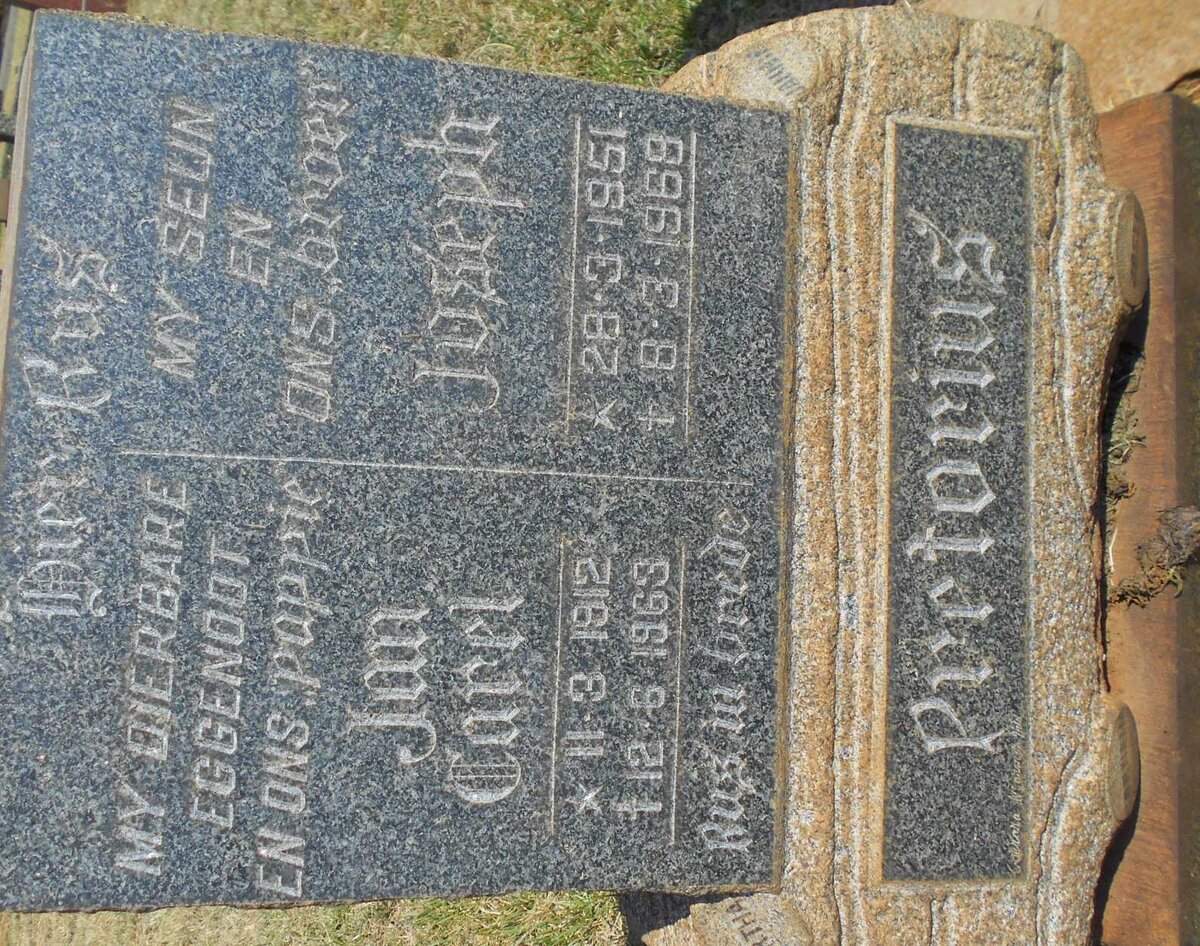 PRETORIUS Jan Carel 1912-1963 :: PRETORIUS Joseph 1951-1969