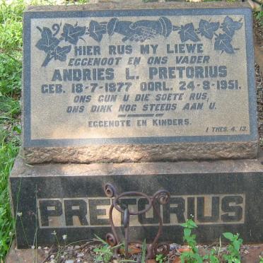 PRETORIUS Andries L. 1877-1951