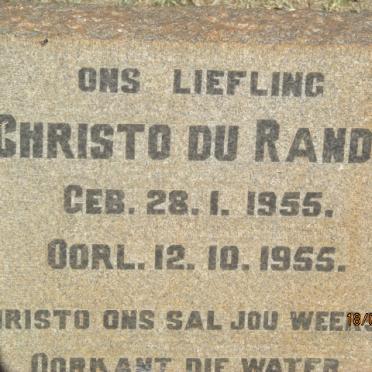 RAND Christo, du 1955-1955