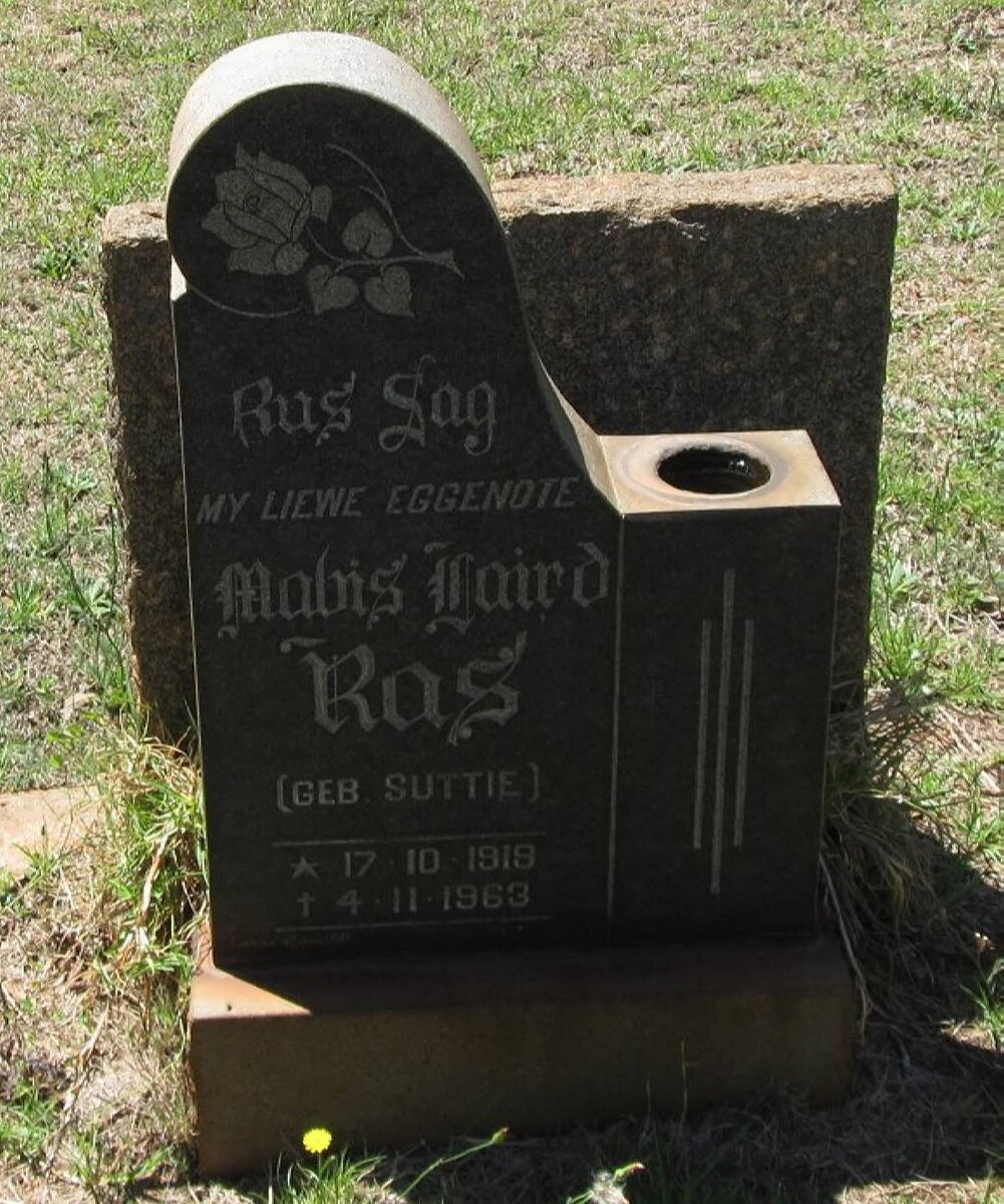 RAS Mavis Laird nee SUTTIE 1919-1963