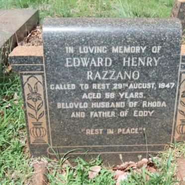 RAZZANO Edward Henry -1947