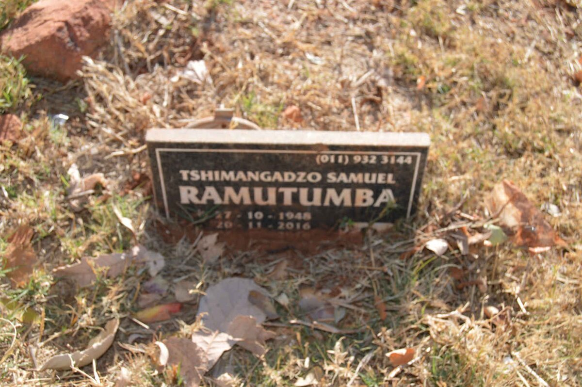 RAMUTUMBA Tshimangadzo Samuel 1948-2016