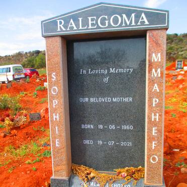 RALEGOMA Sophie Mmaphefo 1960-2021