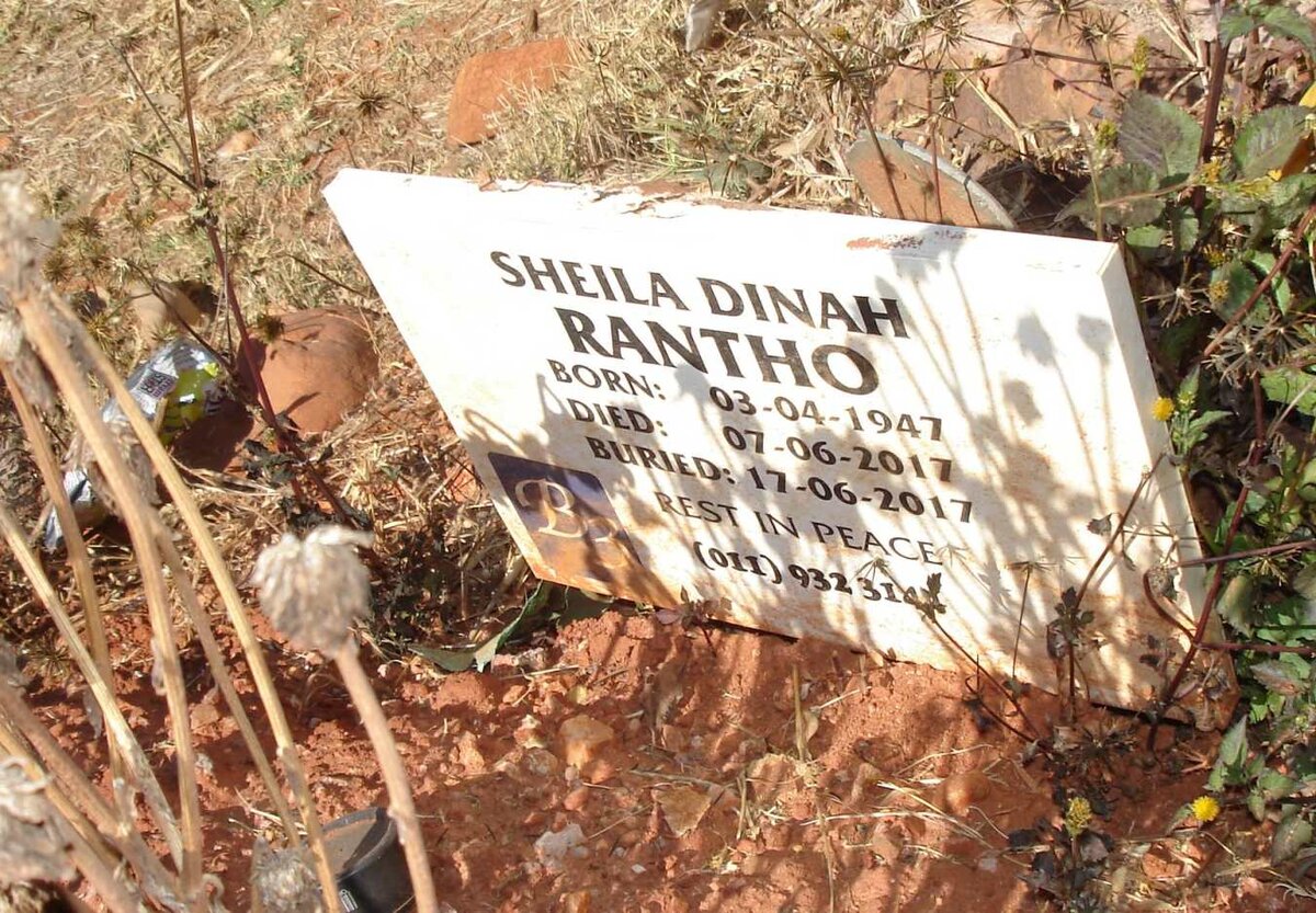 RANTHO Sheila Dinah 1947-2017