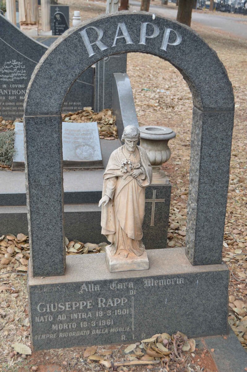 RAPP Giuseppe 1901-1961