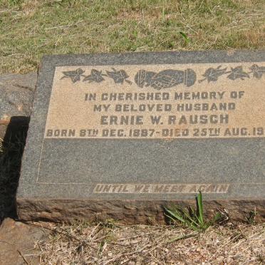 RAUSCH Ernie W. 1887-1953