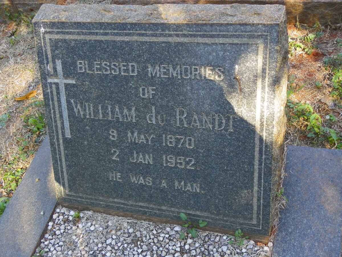 RANDT William, du 1870-1952