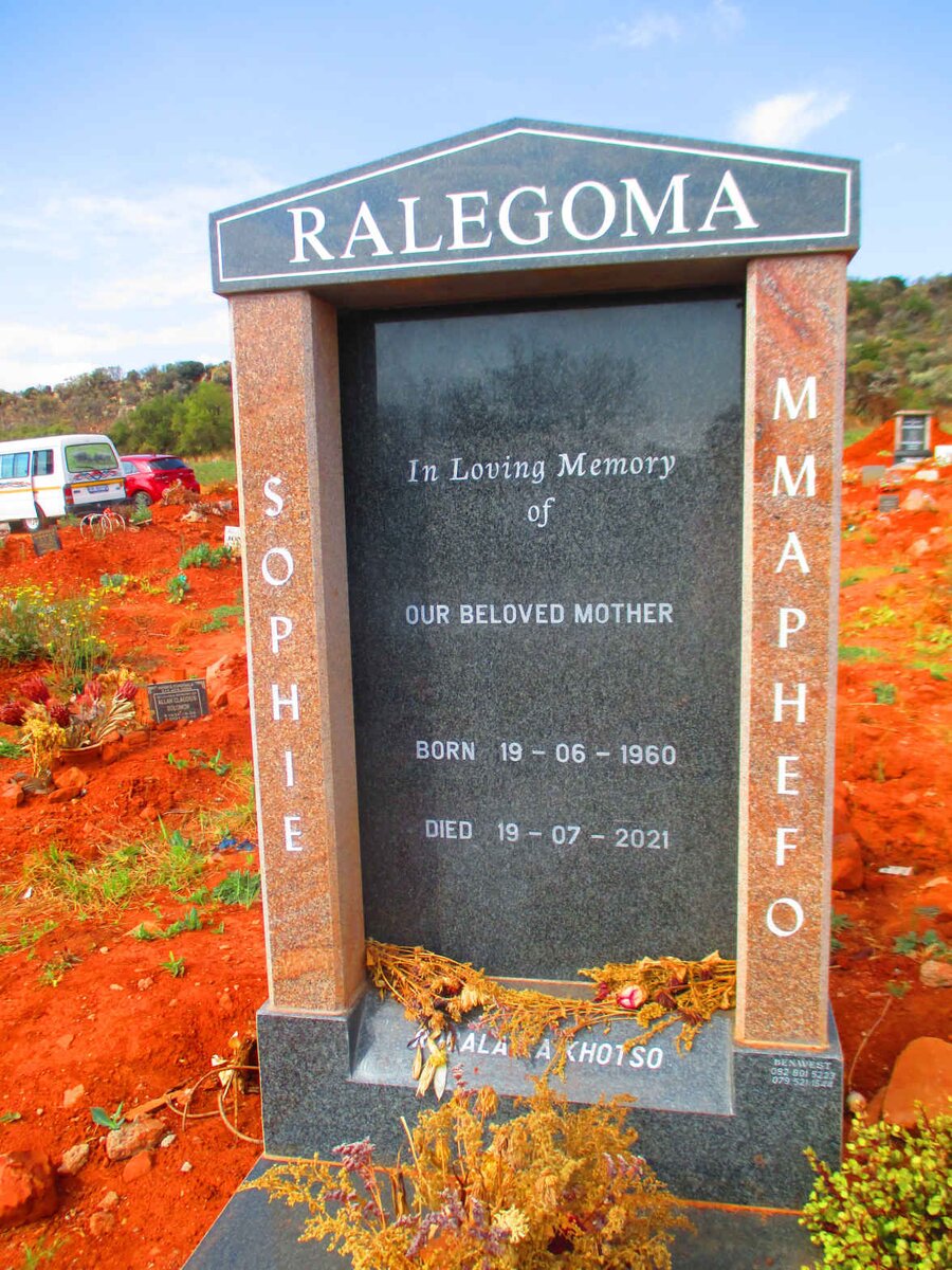 RALEGOMA Sophie Mmaphefo 1960-2021