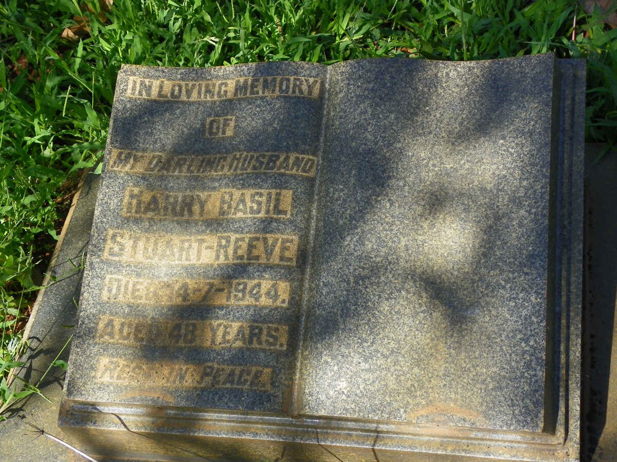 REEVE Harry Basil, STUART -1944