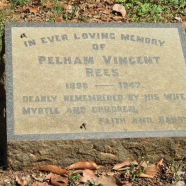 REES Pelham Vincent 1898-1947