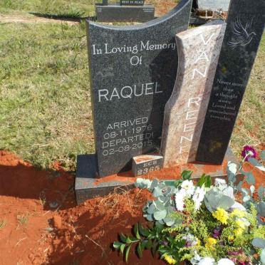 REENEN Raquel, van 1976-2015