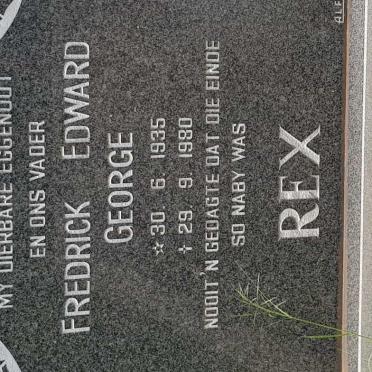 REX Fredrick Edward George 1935-1980