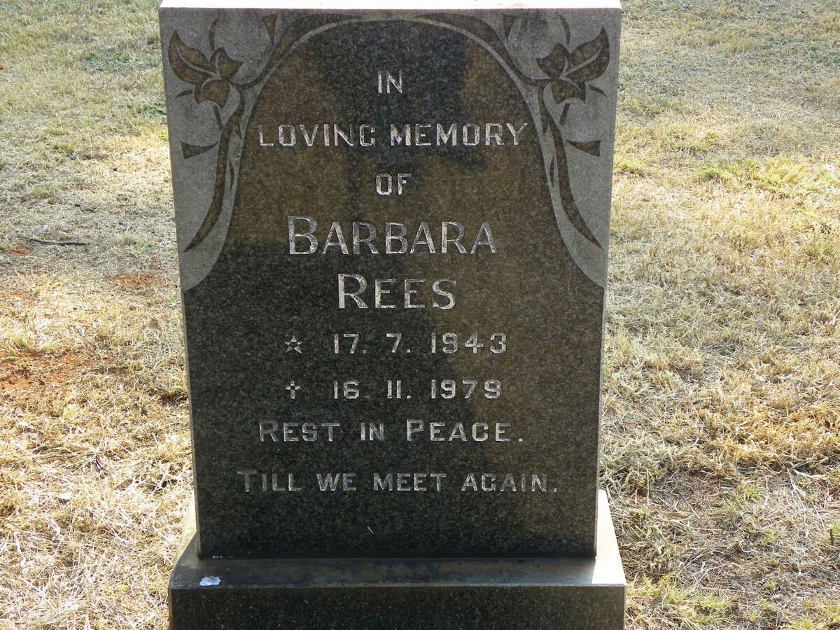 REES Barbara 1943-1979