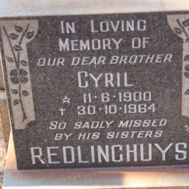 REDLINGHUYS Cyril 1900-1964