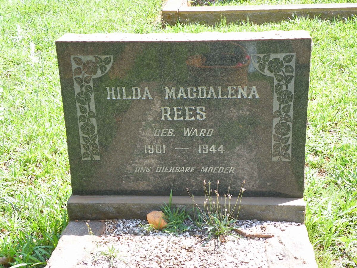 REES Hilda Magdalena nee WARD 1901-1944