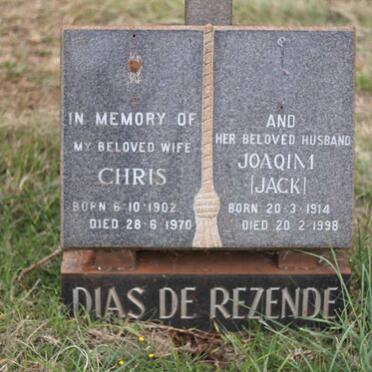 REZENDE Joaqim, DIAS de 1914-1998 &amp; Chris 1902-1970