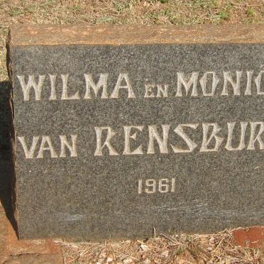 RENSBURG Wilma, van -1961 :: VAN RENSBURG Monica -1961