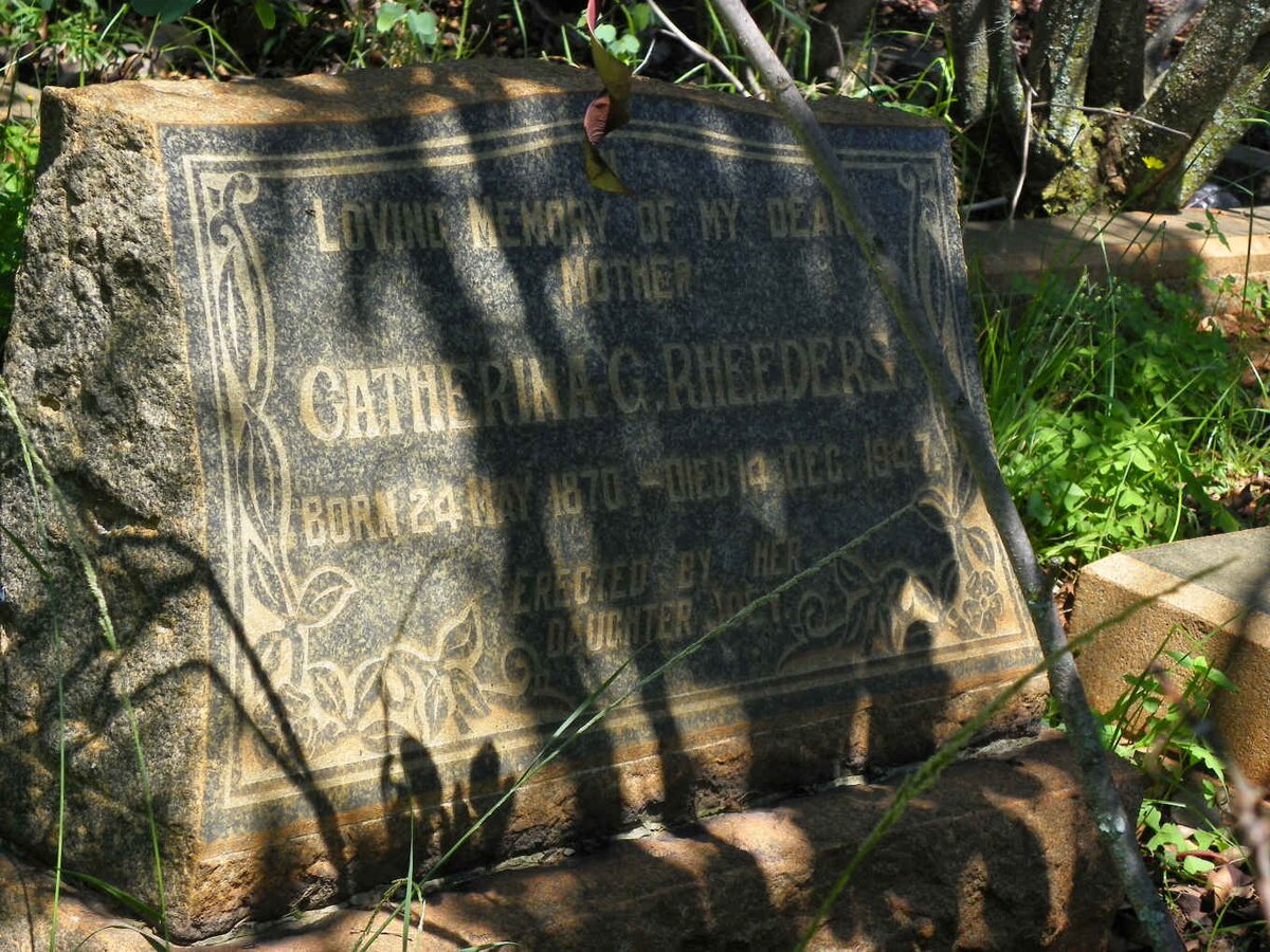 RHEEDERS Catherina G. 1870-1947