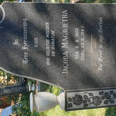 RHEEDERS Jacoba Magrietha 1902-1987