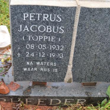 RHEEDER Petrus Jacobus 1932-1993