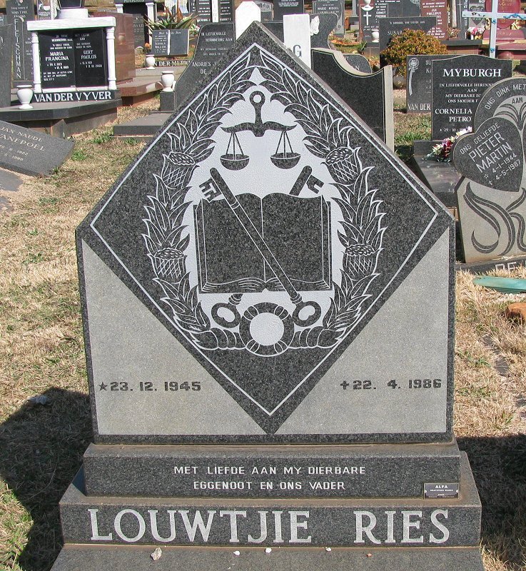 RIES Louwtjie 1945-1986