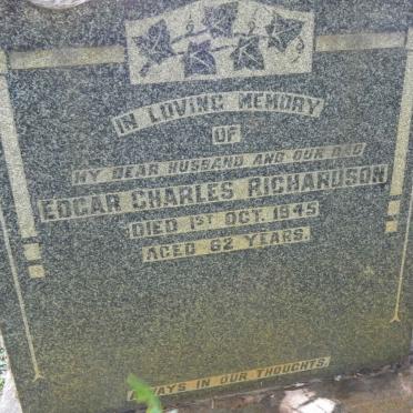 RICHARDSON Edgar Charles -1945