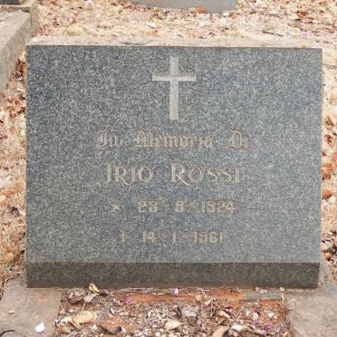 ROSSI Irio 1924-1961
