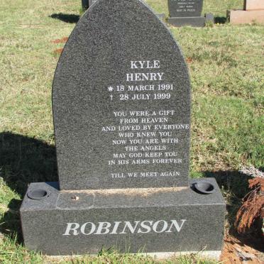ROBINSON Kyle Henry 1991-1999