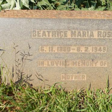 ROSS Beatrice Maria 1880-1949