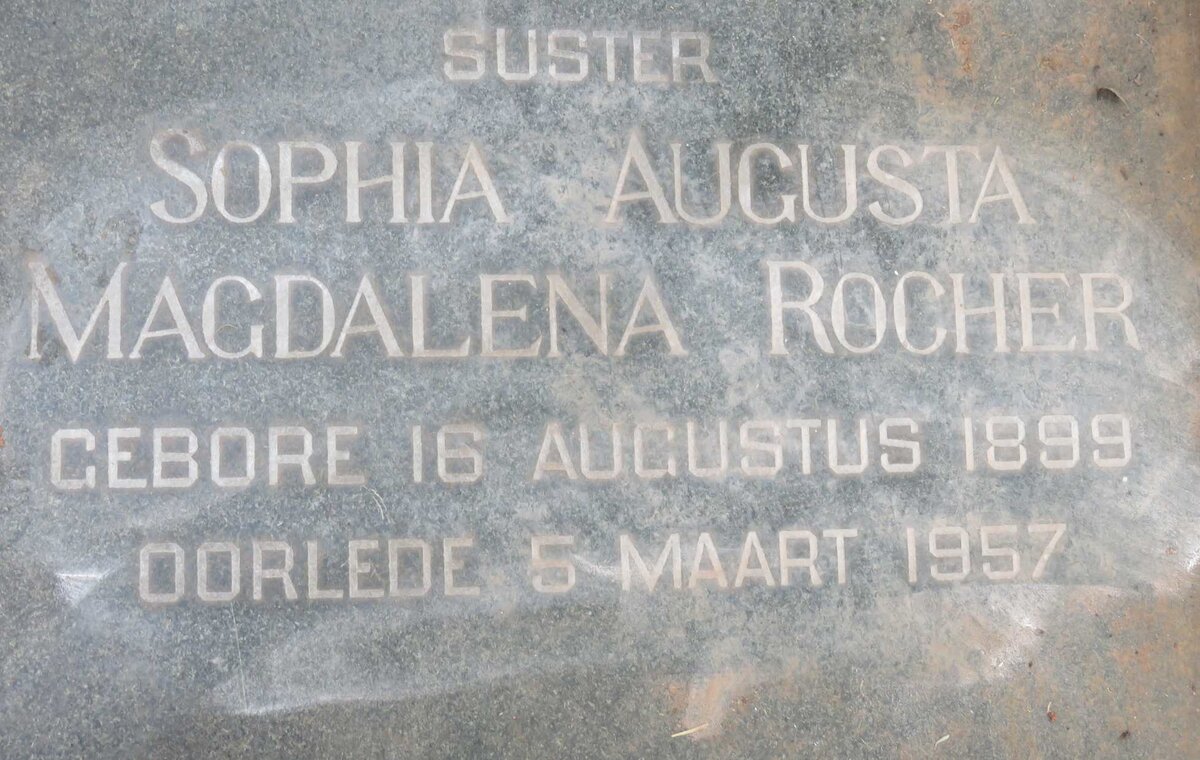 ROCHER - Sien naamlys