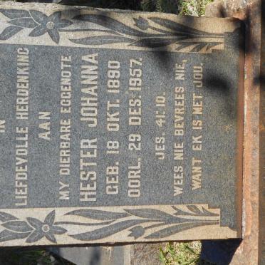 ROODT Hester Johanna 1890-1957