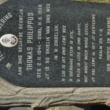 ROOYEN Thomas Philippus, van 1941-1958