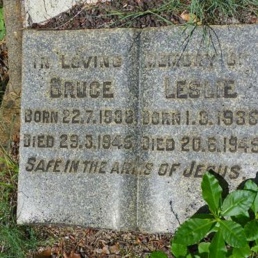 ROSS Bruce 1933-1945 :: ROSS Leslie 1936-1945