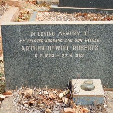 ROBERTS Arthur Hewitt 1883-1959