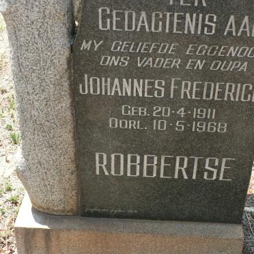 ROBBERTSE Johannes Frederick 1911-1968